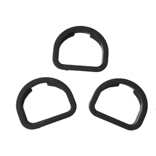 Wholesale 100pcs 1 Inch 25mm Black POM Adjustable Buckles Plastic Slider Flat D Ring Luggage Bag Webbing Straps