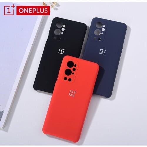 Original High Quality Soft Liquid Silicone Case For Oneplus 9 Pro One plus 9pro 9+ LE21 Protective Cover Shockproof Phone Shell