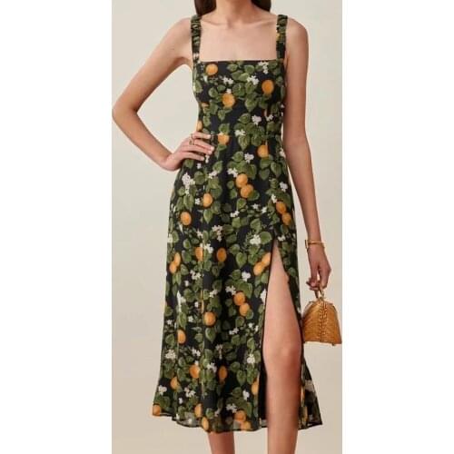 OUROPEAN ZTATION Summer Midi Dresses