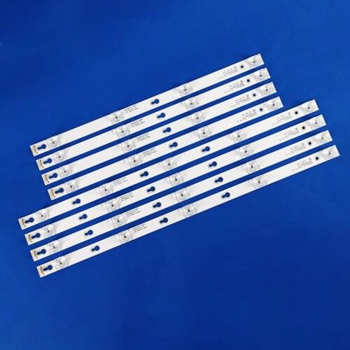 8pcs x LED Backlight Strip for TCL 50'' TV L50E5800A-UD 50D2900 50HR330M05A9 V4 50HR330M04A9 V4 4C-LB5004-HR13J 4C-LB5005-HR03J