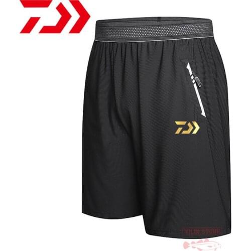 Daiwa Fishing Clothes Summer Men Breathable Quick Drying Fishing Pants Outdoor Sports Wear Hiking Climbing Shorts Fishing Pants
