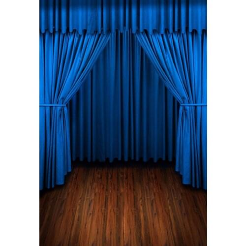 VinylBDS Backdrops Backgrounds Indoor Blue Stage Beautiful Backdrops Photography Fondos For Wedding N10152