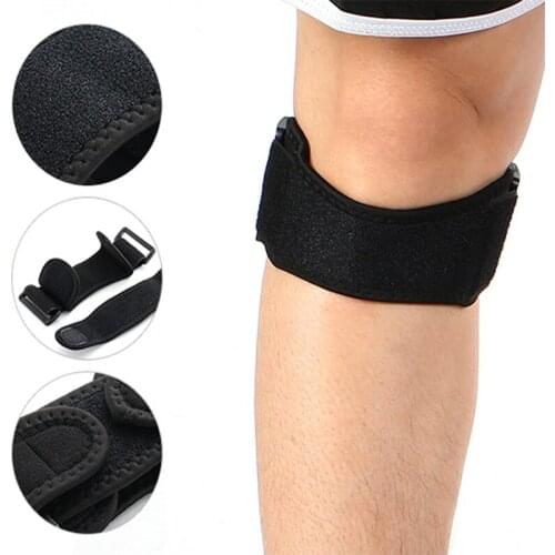 High Quality Outdoor Knee Pad Breathable Sleeve Adjustable Leg Patella Wrap Protector Outdoor Fitness Sportswear