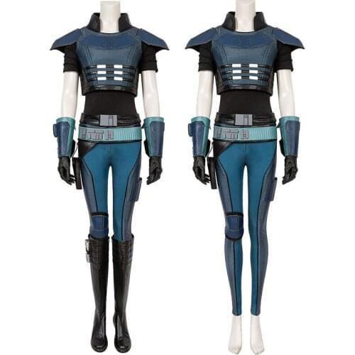 Adult Women Star Cosplay Costume Cara Dune Clothing Full Props Fashion Halloween Masquerade Outfit