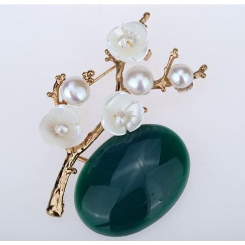 Yacq White Brooches For Clothes