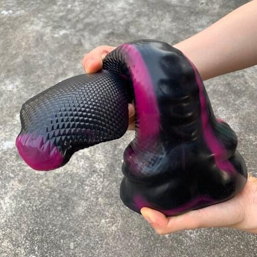 Snake Element Long Anal Plug Dildo For Women Men Masturbators Big Butt Plug Anus Dilator Vaginal Anal Toys Suction Cup Sex Shop