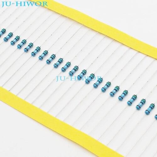 1000pcs/lot) 1 1.5 2.2 3.3 3.9 ohm ohms 1/4W Watt 0.25W 1% Metal Film Resistor Resistors