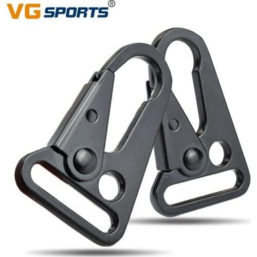 2/5pc Outdoor Olecranon Metal Hook Buckle Clasp EDC Tool Gear Hiking Tactical Carabiner Sling Snap Pocket Tool Camping Equipment
