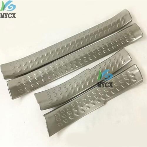 Car-Styling For Toyota CHR C-HR 2016-2019 Door Sill Scuff Plate Guards Door Sills Protector Car Sticker Accessories 4pcs