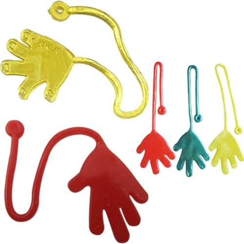5 Pcs Newest Squishy Sticky Hands Palm Party Favor Toys Novelty Prizes Birthday Gift Antistress Anti-stress Funny Gadgets Toys