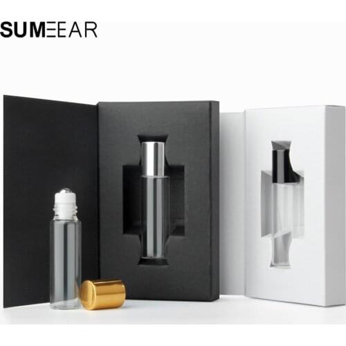 50 PCS/lot 5ml perfume bottle cosmetic Essential oil bottle portable empty bottle travel containers Mini refillable bottles