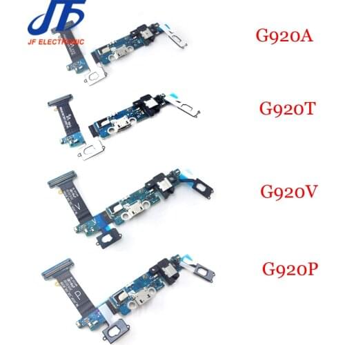 50pcs/lot for samsung galaxy s6 g920f G920A G920T G920V G920P New charging port charger dock usb connector flex cable Ribbon
