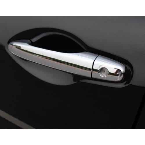8Pcs/set Auto Can Exterior Door Handle Grab Cover Styling Trim Sequins Sticker Fit For Honda CRV CR-V 2012-2016 Chrome