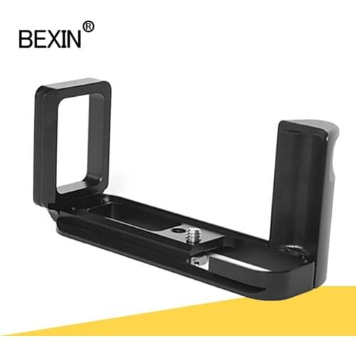 BEXIN Vertical Quick Release L Plate/Bracket Holder Hand Grip Base Handle for Fuji X-T10 XT-20 XT-30 L-Bracket Hand Grip R60