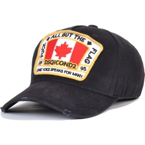 Maple leaf DSQICOND2 Brand Baseball Caps Cotton ICON Letters High Quality Cap Men Women Embroidery Design Hat Trucker Dad Hats