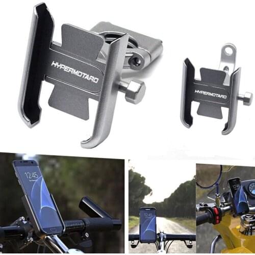 CNC GPS Handlebar Stand For DUCATI HYPERMOTARO Hypermotaro LOGO Motorcycle Bracket Mobile Phone Bracket Holder Accessories