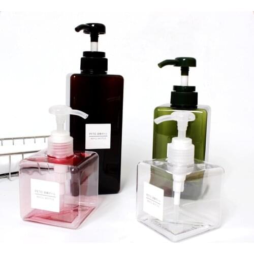 Black White Soap Dispenser Empty Bottle 100ml Portable Bathroom Household Cleaning Sanitizer Container Pump Dispenser