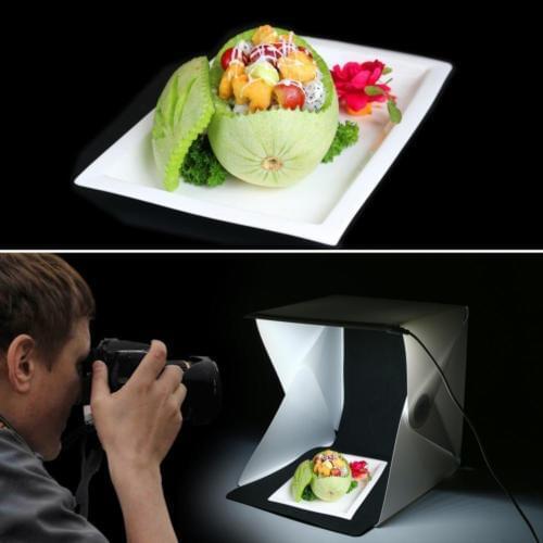 Photography Studio Light Box 40cm Folding Softbox Studio Portable Backdrop Carrying bag for Canon 6D 5D3 7D Nikon D7100 Sony