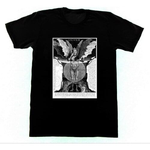 Lucifer - Dantes Inferno - Tshirt 28 T-Shirt Church Satan Pentagram Witchcraft