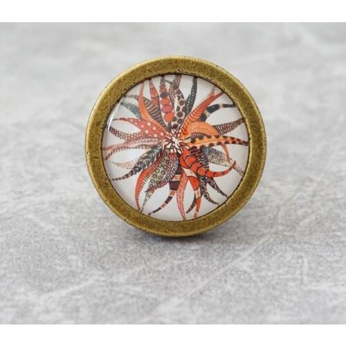 Colorful Feather Knobs Drawer Dresser Knobs Handmade Cupboard Pulls Knob Chic Kitchen Cabinet Knobs Furniture Hardware