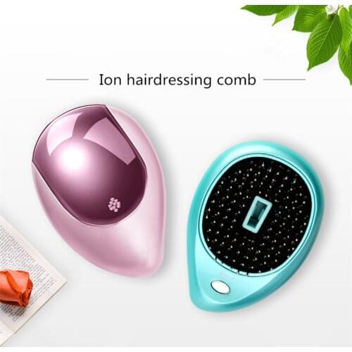 Vibrating Scalp Massage Comb Electric Ionic Mini Ion Vibration Hair Brush Comb Hairbrush Head Scalp Massager Comb Hair Tool