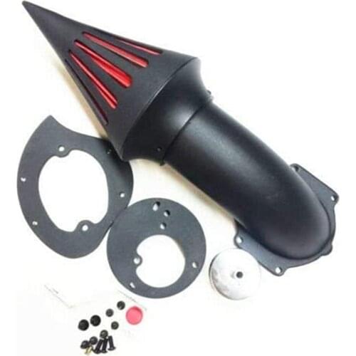 Motorcycle Black Aluminum Spike Air Cleaner Intake Filter For Honda VTX 1300 All Years