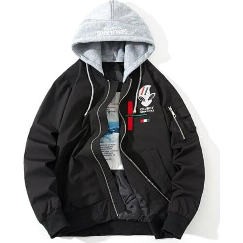 2021 mens fashion clothing trends bomber jacket punk rave korean Coat men embroidered Baseball jacket Female windbreaker Uniform