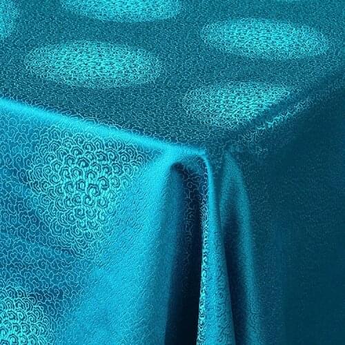 Lake blue brocade fabric, boys and girls Tang ethnic style ancient Chinese dress cheongsam dress fabric