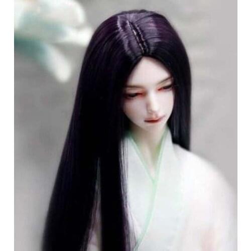New Style 1/3 1/4 1/6 Bjd SD Doll Wig High Temperature Wire Long Straight For BJD Super Hair Wig