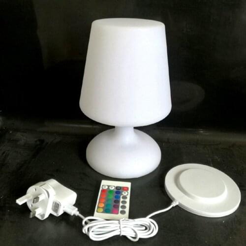 D17*H25.5cm Portable luminaire lighting lamp Li battery LED Table Lamp Inductive Charger for Coffee Bar Table SK-LF06C 1pc