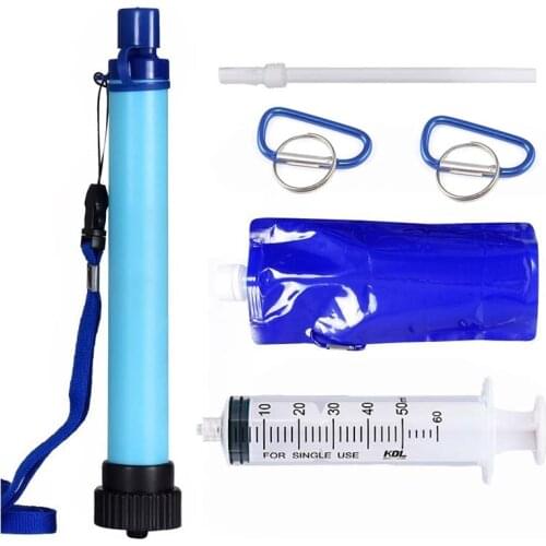 Outdoor Water Purifier Survival Multifunction Water Purifier Camping Hiking Emergency Life Survival Portable Water Filter