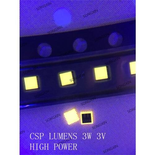 LUMENS LED Chip Scale Package 3W CSP 1616 3V Cool white 190LM LCD Backlight for TV TV Application A142AEAEBP28A 1000PCS