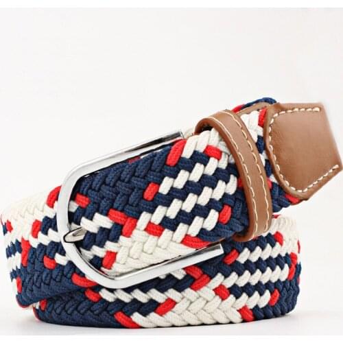 Women Canvas Belt Casual Waistband Fashion Double Buckle Belt Outdoor Woven Unisex Belts Jeans Blet Cloth Accessories