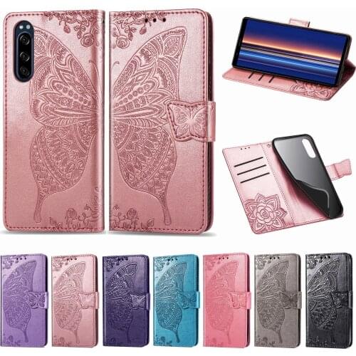 Luxury PU Leather Wallet Case For Sony Xperia Ace SO-02L 1 5 20 Xperia5 Xperia20 Xperia1 XperiaACE Flip Case Soft TPU Book Cover