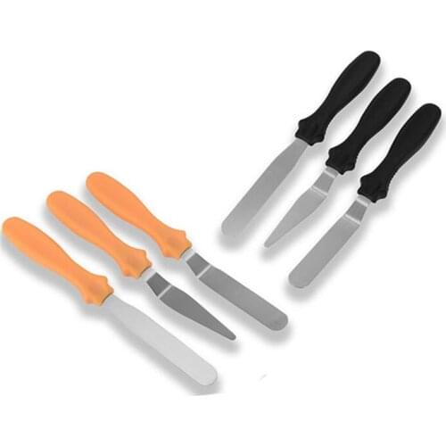 1 set Stainless Steel Cream Spatula For Cake DIY Cake Decorating Tools Kitchen Tools Butter Cake Cream Spatula