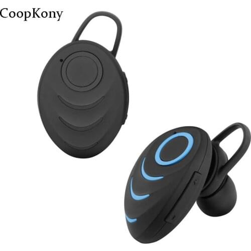 Coopkony Bluetooth Sports Stereo Ear phone Hand-free Wireless Bluetooth Earphone Mini Bluetooth Headset Headphones for iPhones