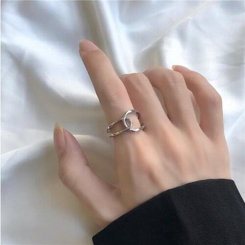 Timlee R005 New Personality Hollowing Out Geometry Alloy Finger Rings,Fashion Accessories wholesale