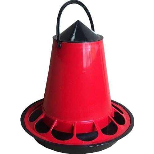 ARTEMA Comedero de Plástico de Alta Calidad para Gallinas, Pájaros de Corral y Demás Aves Capacidad de 5 kg