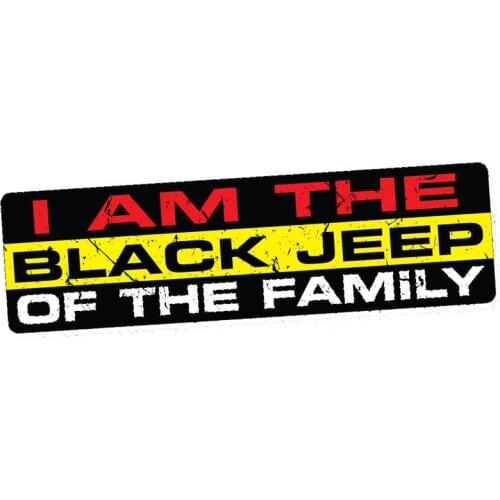 Personality BLACK OF THE FAMILY STICKERS DECAL VINYL BUMPER 4x4 TRUCK WINDOW OFF ROAD Waterproof Car Sticker Apply To Car Window