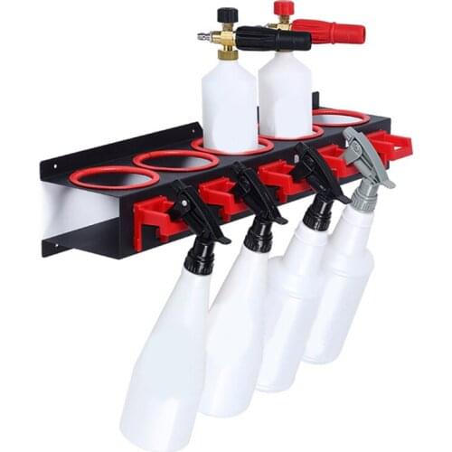WSFS Hot Spray Bottle Storage Rack Abrasive Material Hanging Rail Car Beauty Shop Accessory Display Auto Cleaning Detailing Tool