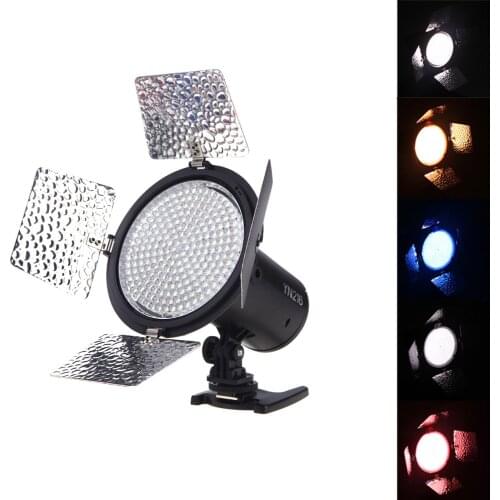 Original YONGNUO YN216 3200k-5500k LED Video Light Camera Shoot with 4 Color Plates for Canon Nikon DSLR Camera YN216