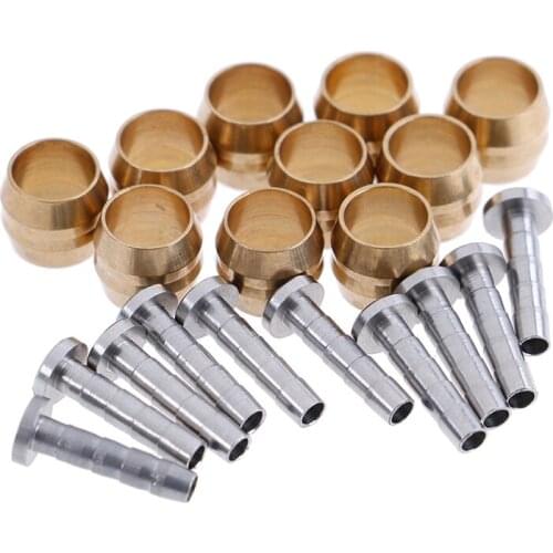 Hot sale 10 Set BH90 Bike Brake Hose Hydraulic Disc Brake Olive Connect Insert for Shimano BH90 BH59 Hydraulic Disc Brake Cable