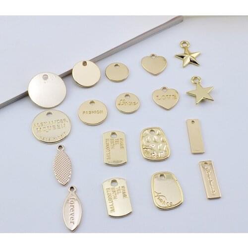 10 PCS Metal Alloy Charms Pendant DIY Accessories For Necklace Bracelet Earrings Jewelry Making