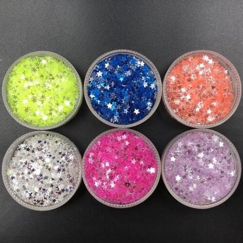 10g Crystal Nail Sequin 3mm 4mm Star Shape Sequins Paillettes for Nails Art Glitter,Wedding Decro confetti,Make up Accessories
