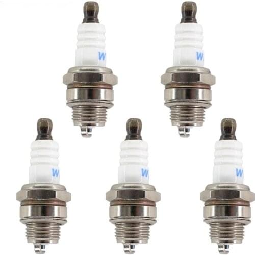 5x Spark Plug for 2 Stroke Engine 25cc 45cc 52cc 58cc 62cc 2500 3800 4500 5200 5800 6200 Chainsaw Brush Cutter 260 360 430 520
