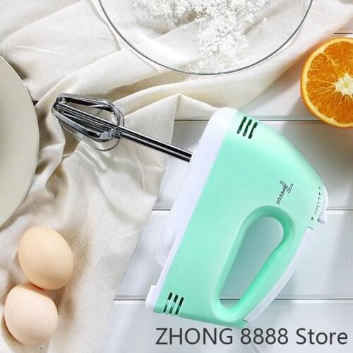 7 Speed Multifunctional Mini Manual Electric Handheld Mixer Egg Beater Automatic Cream Food Cake Baking Dough Mixer Food Blend