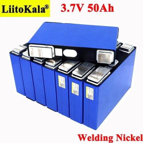 Liitokala 3.7V 50Ah battery pack 50000mAh Ternary lithium battery for 12V 24V Motorcycle Car motor batteries modification Nickel