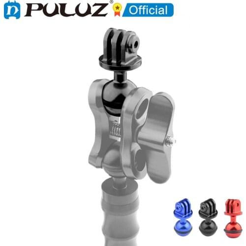 PULUZ Ball Head Tripod Mount Adapter Lights Stand Holder &3/8 Screw Hole For GoPro/DJI Osmo Action Camera Diving Tray Stabilizer