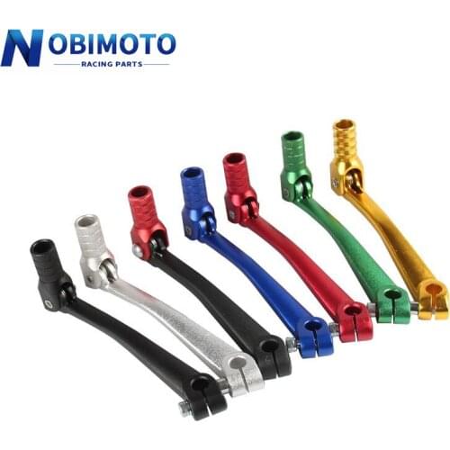 CNC Aluminium Moto Folding Gear Shift Lever For CR CRF KLX TTR 110 125 140 150 160cc Dirt Bike Motorcycle Motocross Universal