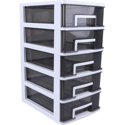 Household Three-layer Storage Cabinet Drawer Type Closet Portable Multifunction Dustproof Storage Rack Organizer Furniture